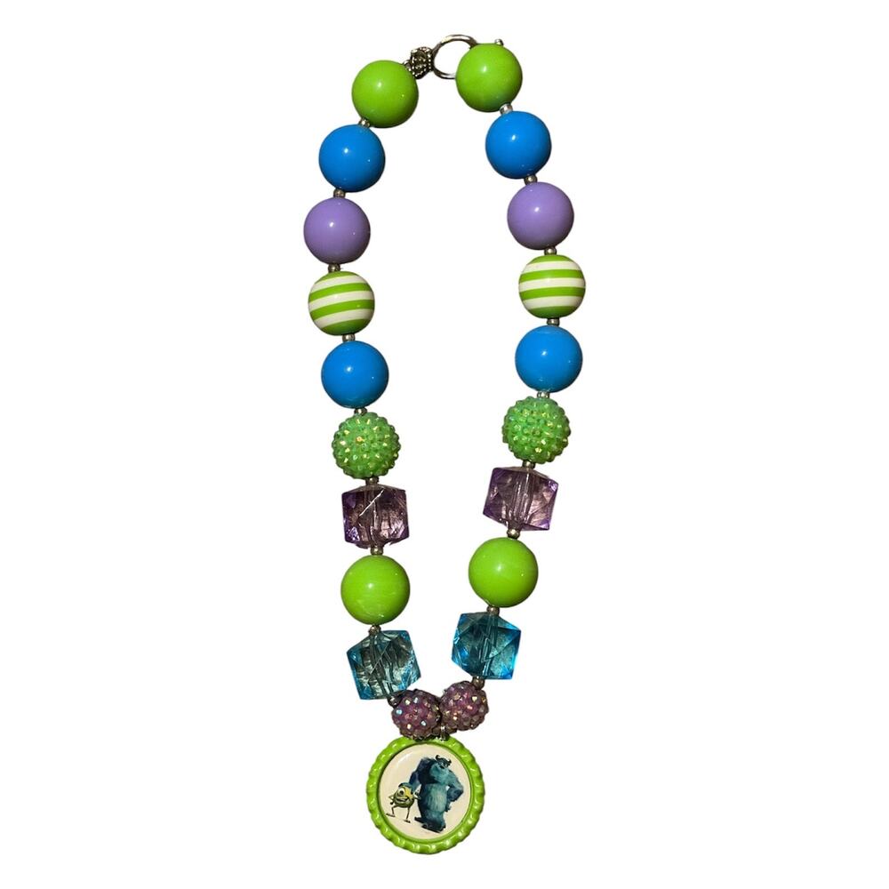 Cute Monster Bubblegum Chunky Necklace